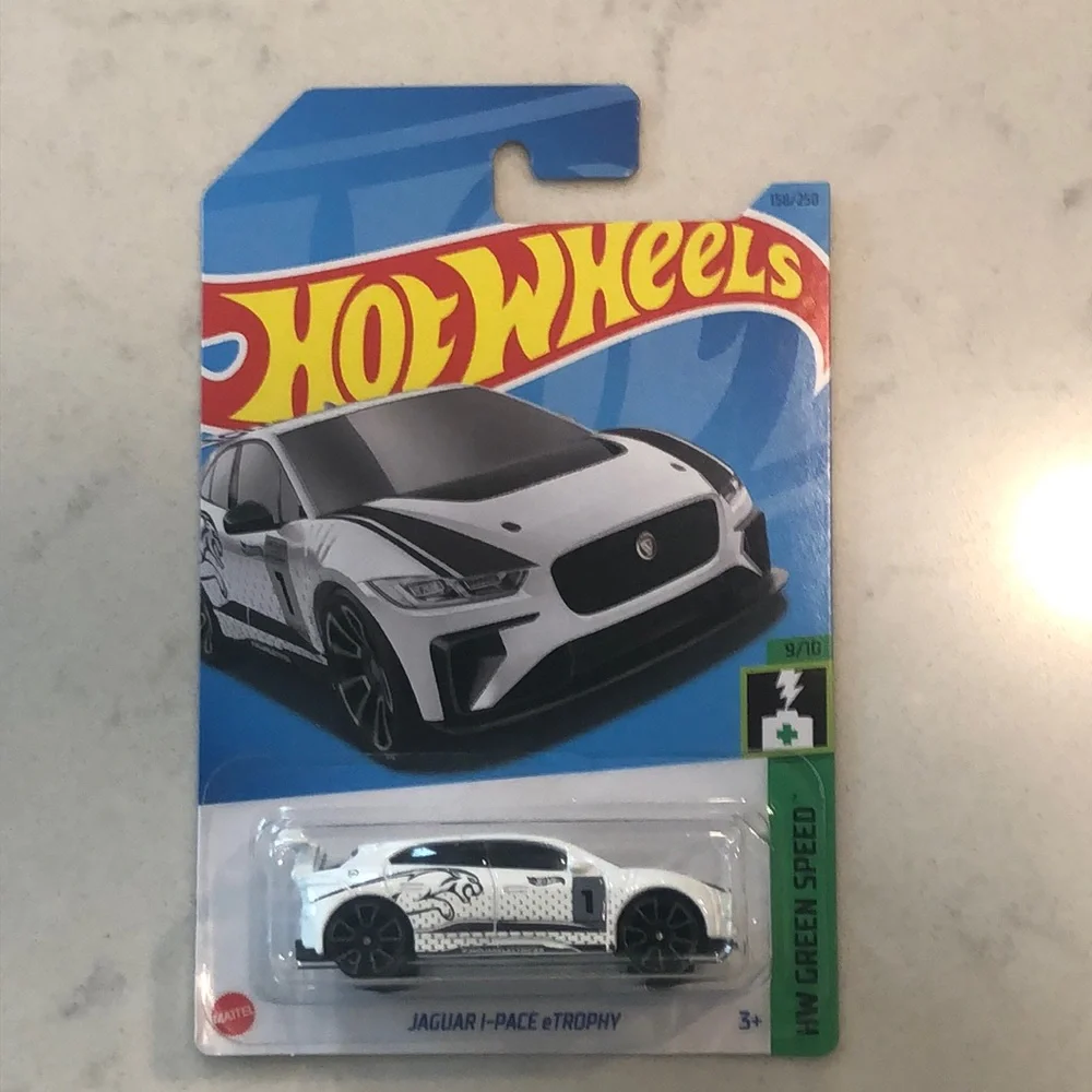 Jaguar I-Pace eTrophy Toy Car - White and Black